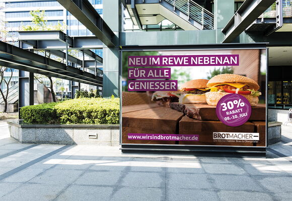 Außenwerbung Bäckerei Brotmacher