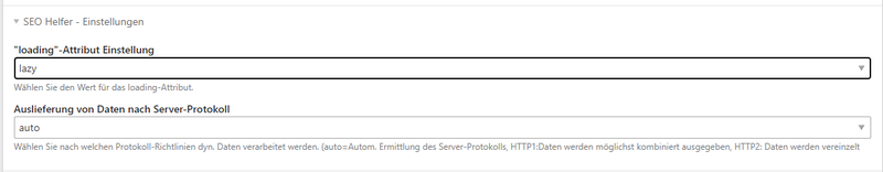 Bild zeigt einen Screenshot aus dem Backend von Contao