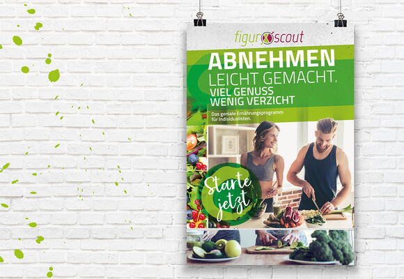 Plakat Werbung für figurscout