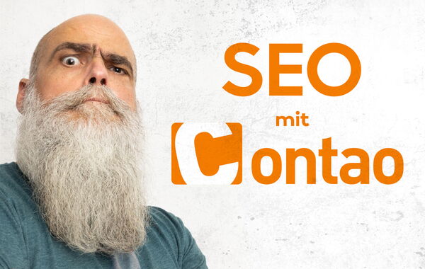 Bild macht auf die SEO Optimierung mit Contao aufmerksam