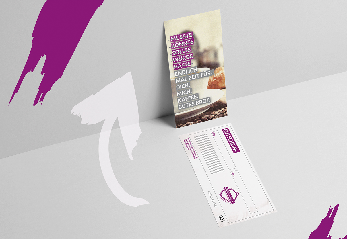 Das Bild zeigt einen Gutschein der Firma: "Brotmacher Breu & Oberprieler GMBH"