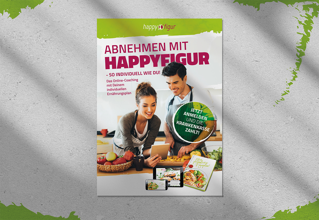 Bild eines Kochbuchs der Firma Figurscout zur Kampagne Happy Figur