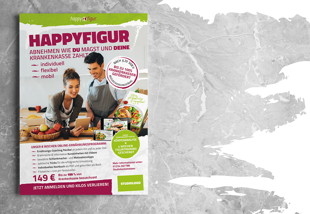 Bild eines Kochbuch der Firma Figurscout