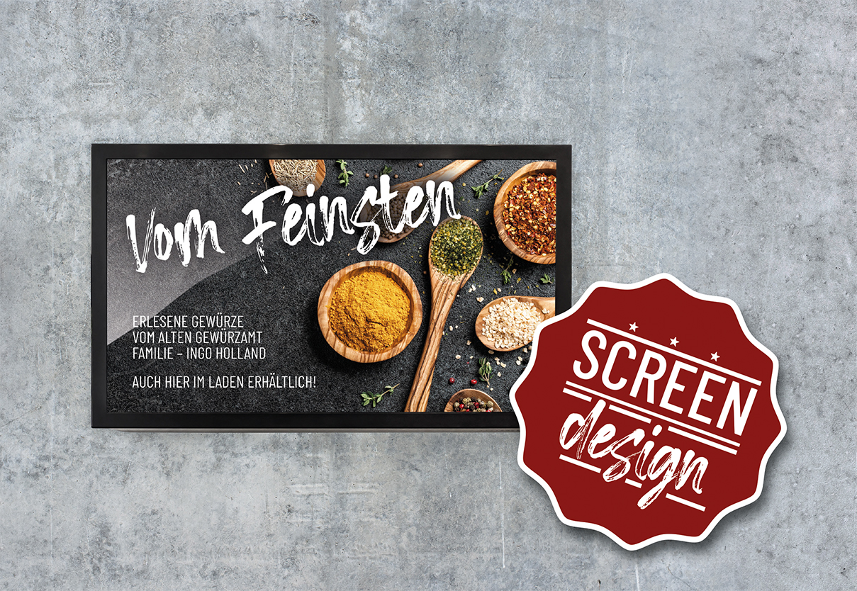 Bild zeigt ein Screendesign der Fleischtheke der Firma: "Tremmel Genuss und Event GMBH"