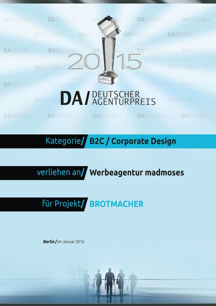 Werbeagentur madmoses - Ausgezeichnet werben - Deutscher Agenturpreis 2015