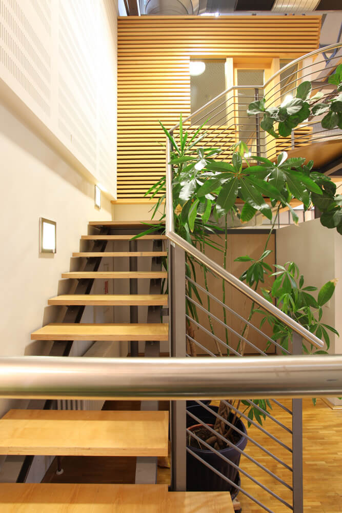 Aufnahme eines Treppenhauses