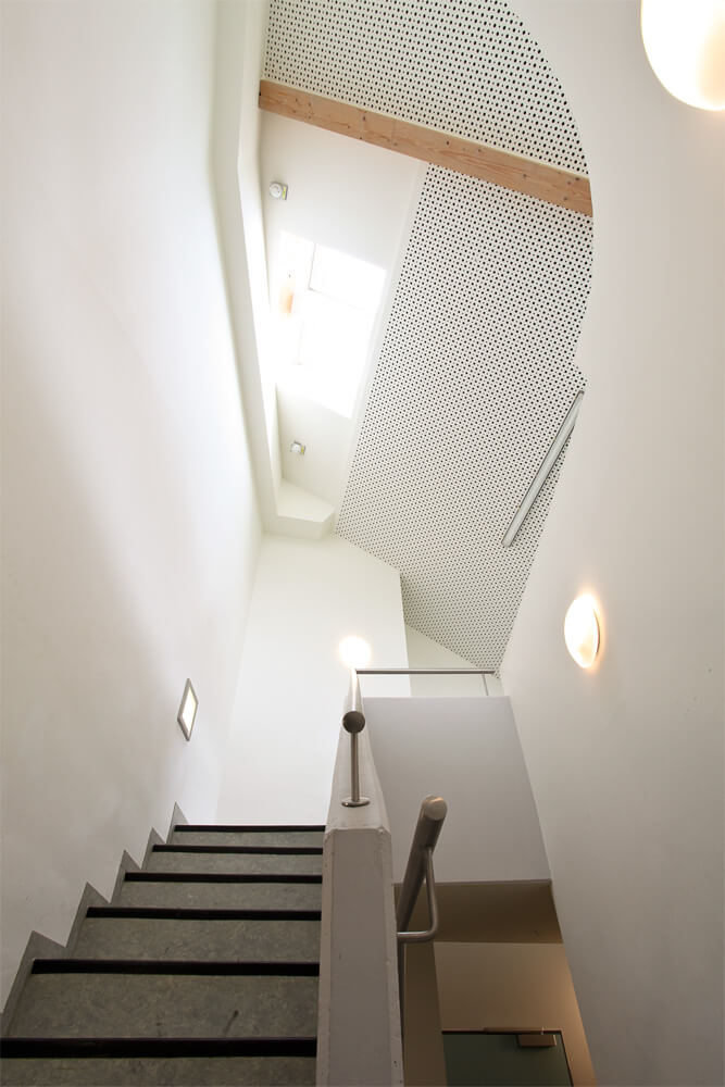 Aufnahme eines Treppenhauses