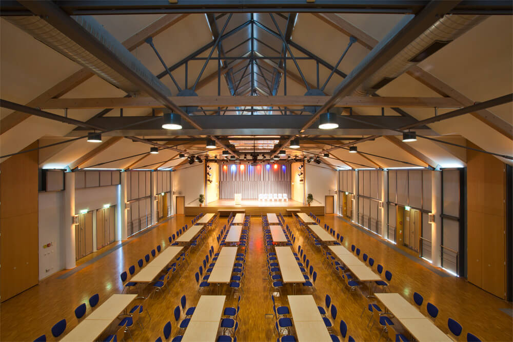 Aufnahme eines Veranstaltungssaals