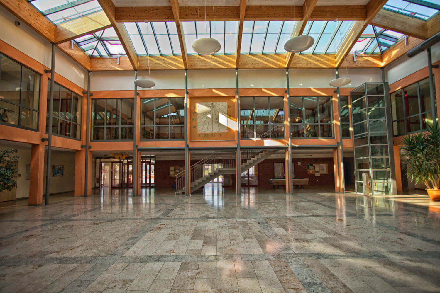 Innenaufnahme eines Atriums